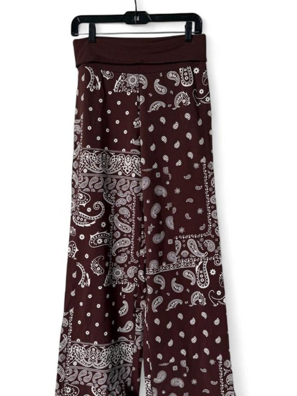 Brown Bandana Print Pants